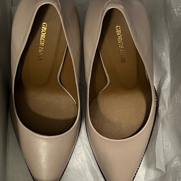 High heels, Leather, Shoes, Beige - Picture 13 of 16